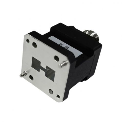 Double Ridge End Launch Waveguide to Coaxial Adapter