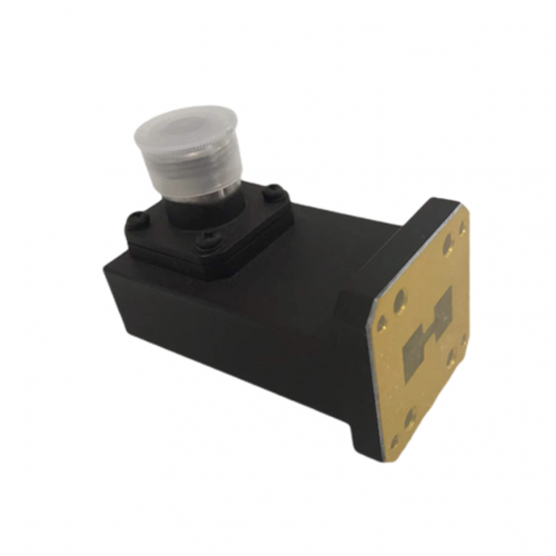 Double Ridge Right Angle Waveguide to Coaxial Adapter 